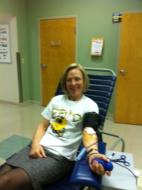Polly Gives Blood Revolution Group
